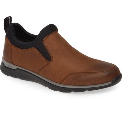 Johnston & Murphy Prentiss Waterproof Slip-On- Brown