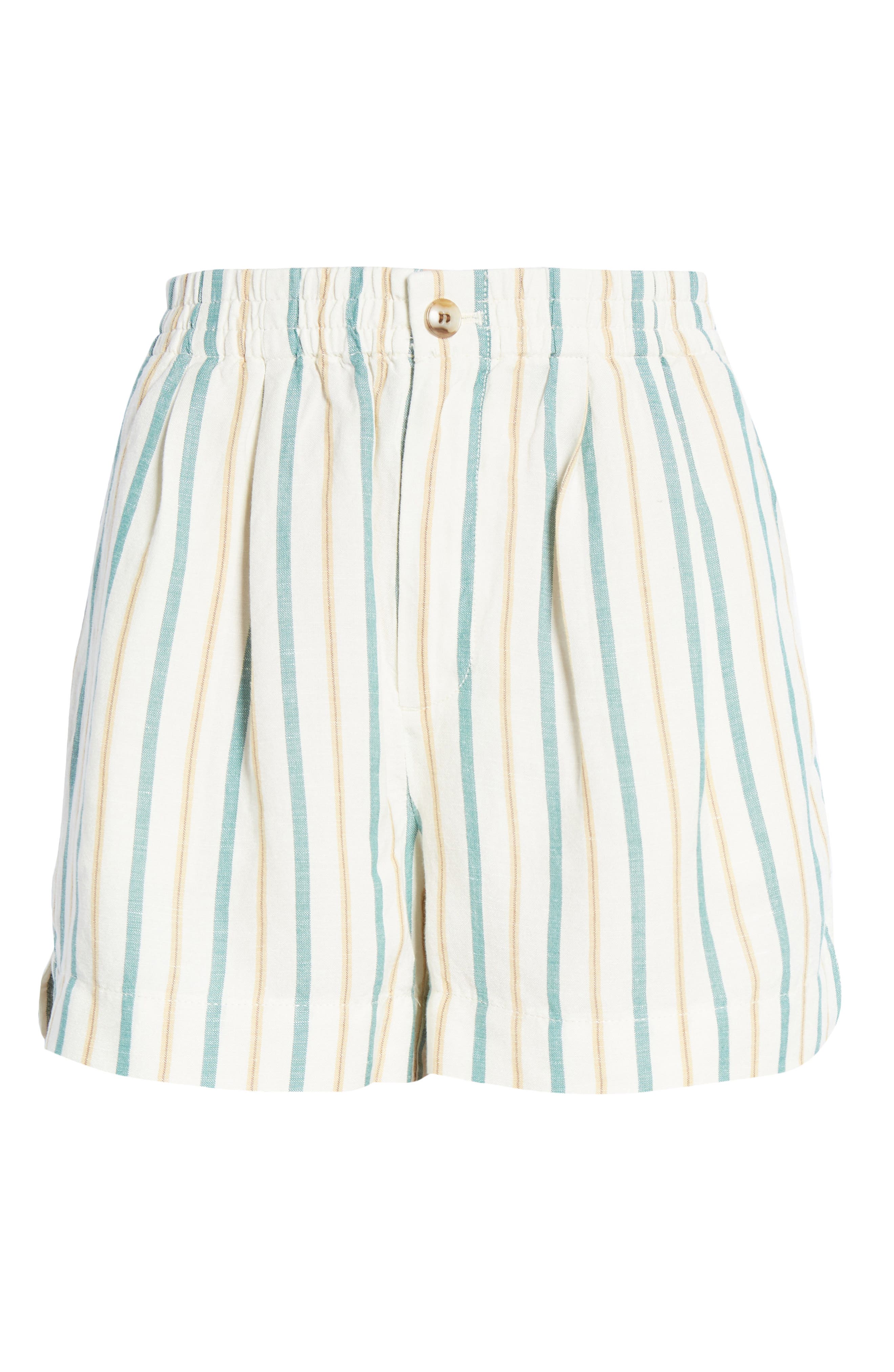 Madewell Linen Blend Track Shorts In 