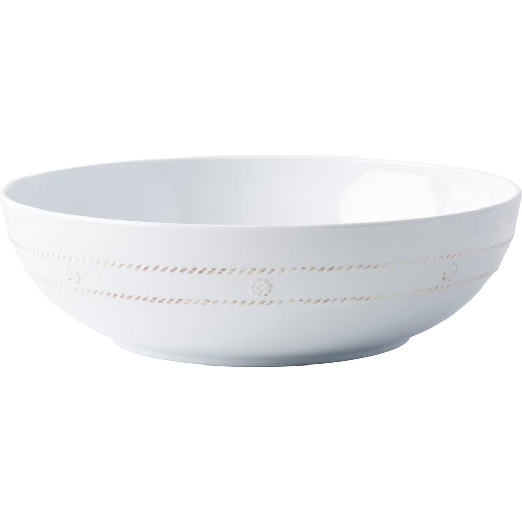 Juliska Berry & Thread Melamine 12 Serving Bowl In Whitewash