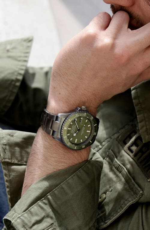 Out Of Order Casanova Bracelet Watch, 44mm In Olive Green