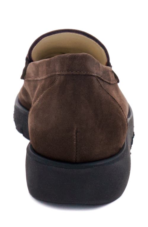 Amalfi By Rangoni Eolo Platform Penny Loafer In T Moro Long Beach