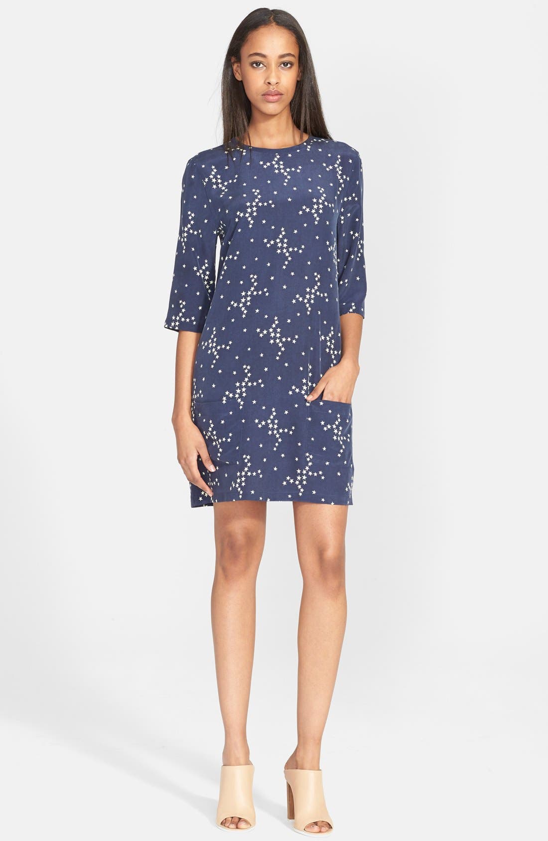 Equipment 'Aubrey' Print Silk Shift Dress Nordstrom