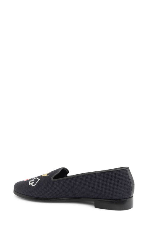 Bypaige Needlepoint Loafer In Black