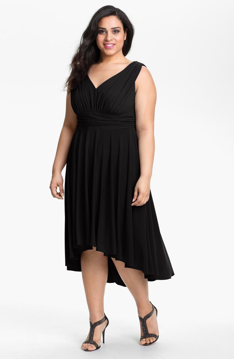 Suzi Chin for Maggy Boutique High/Low Jersey Dress (Plus Size) (Online ...