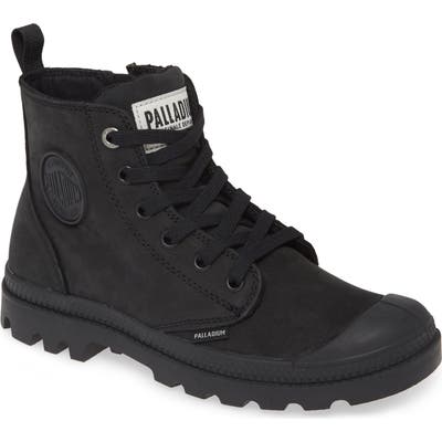 Palladium Pampa Zip Bootie, Black