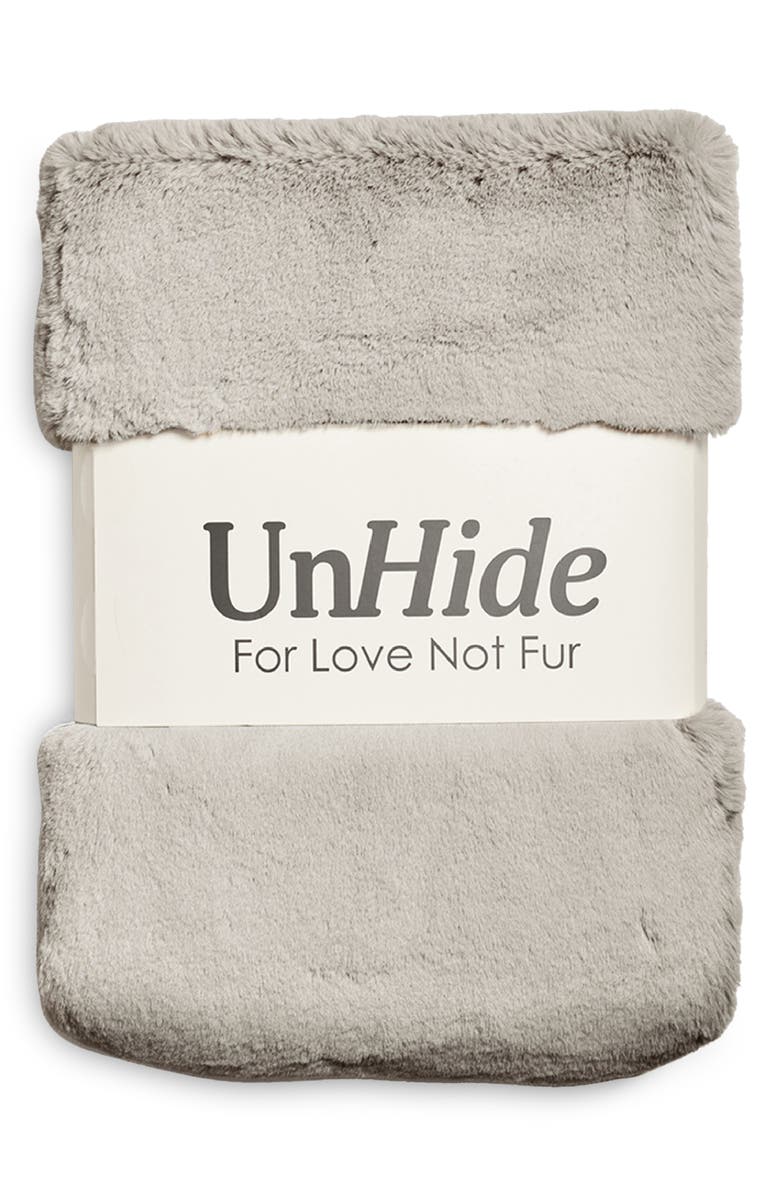 UnHide The Marshmallow 2.0 Medium Faux Fur Throw Blanket Nordstrom