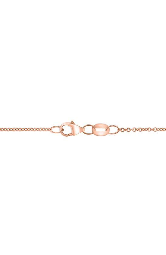 Effy 14k Rose Gold Lab Created Pink Diamond Pendant Necklace In Pink