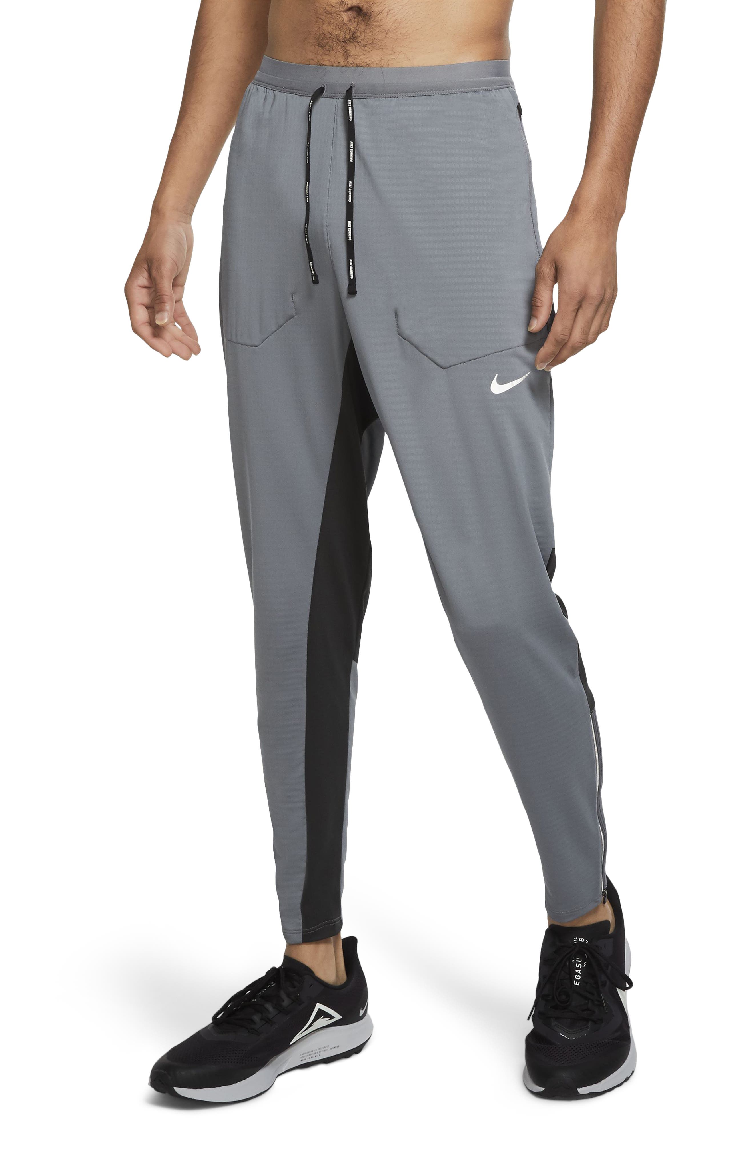 grey nike running pants