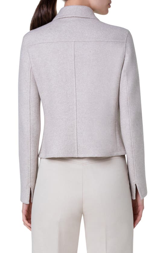 AKRIS AKRIS CASHMERE JERSEY JACKET