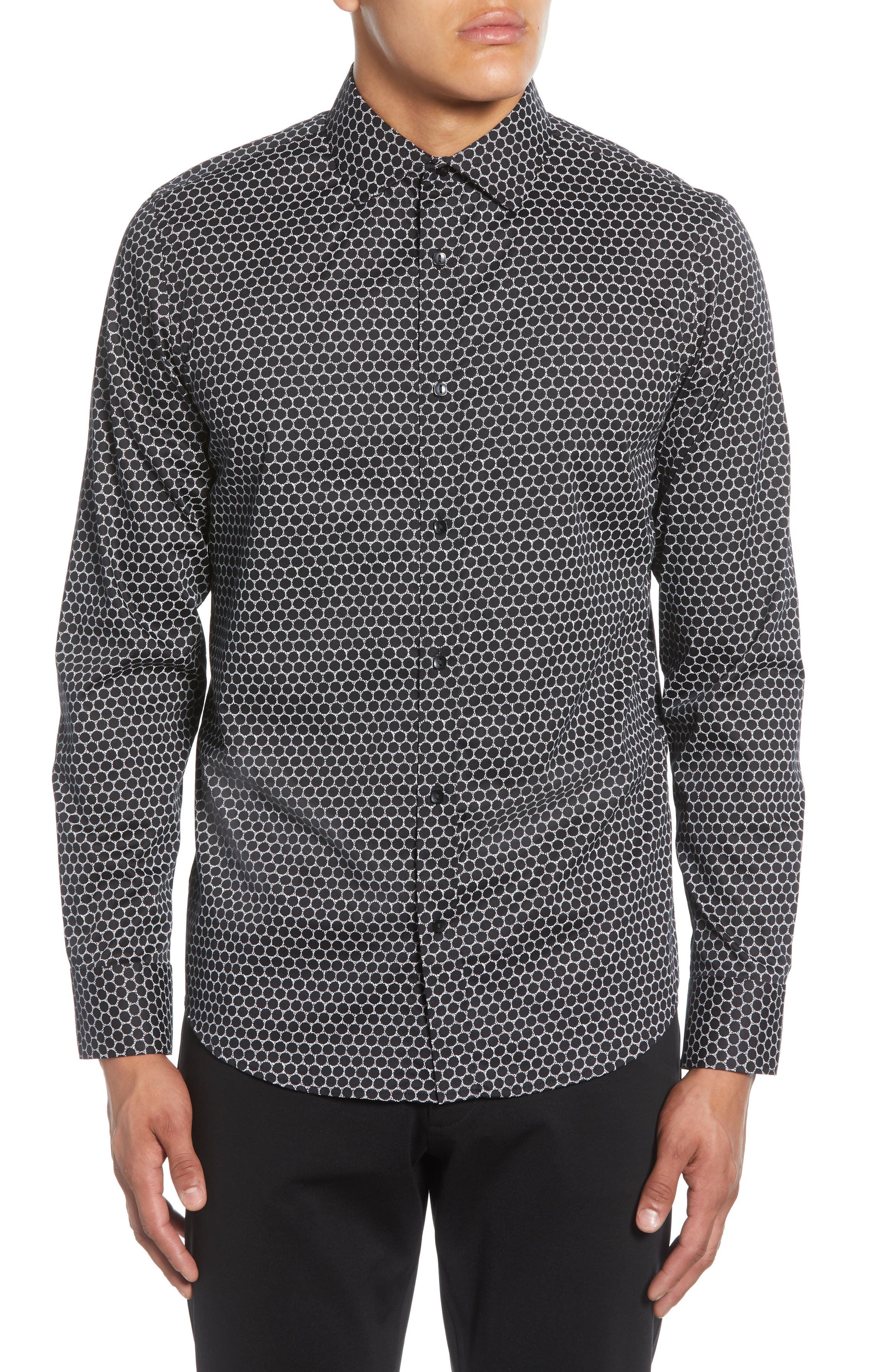 Karl Lagerfeld Paris Regular Fit Button-Up Shirt | Nordstrom