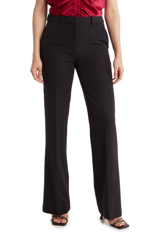 Donna Karan New York Flare Trousers in Black