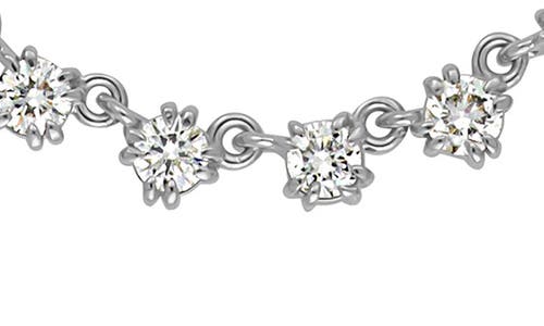 Bony Levy Liora Diamond Station Short Necklace In 18k White Gold/ Diamond