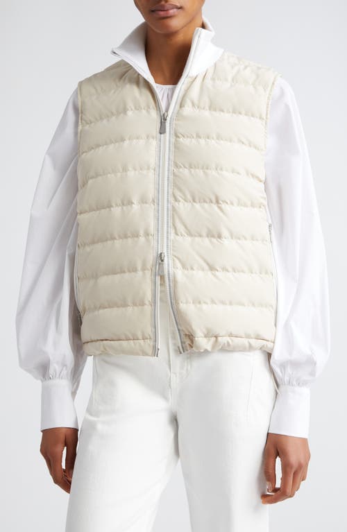 Eleventy Quilted Puffer Vest Sand at Nordstrom,