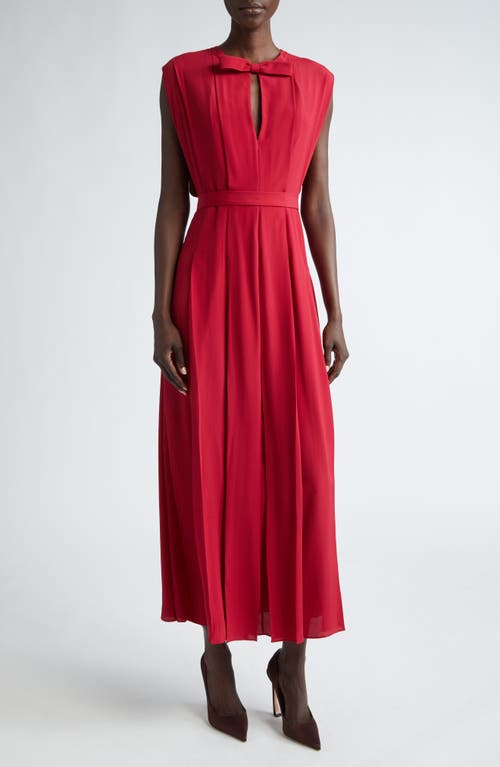 Giambattista Valli Bow Cutout Cap Sleeve Gown Amarena at Nordstrom, Us