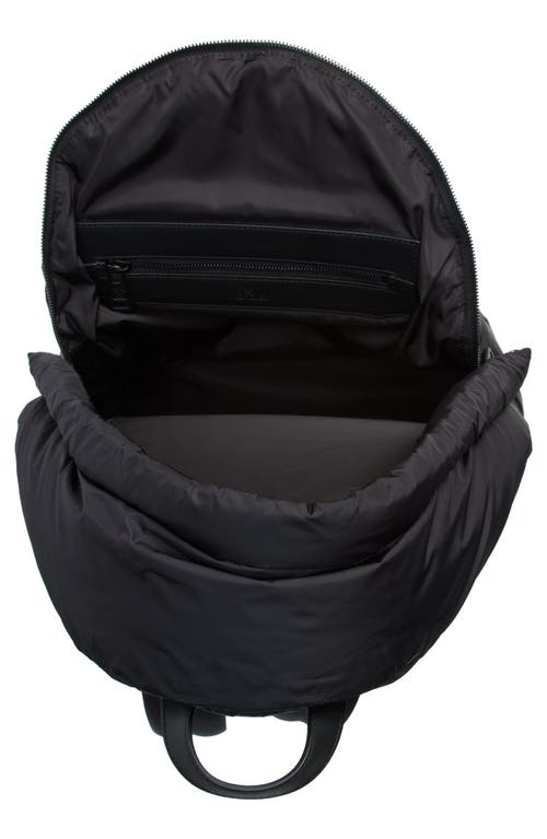Moncler Pierrick Logo Patch Padded Backpack In Black