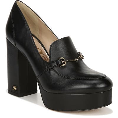 Sam Edelman Aretha Platform Loafer Pump- Black