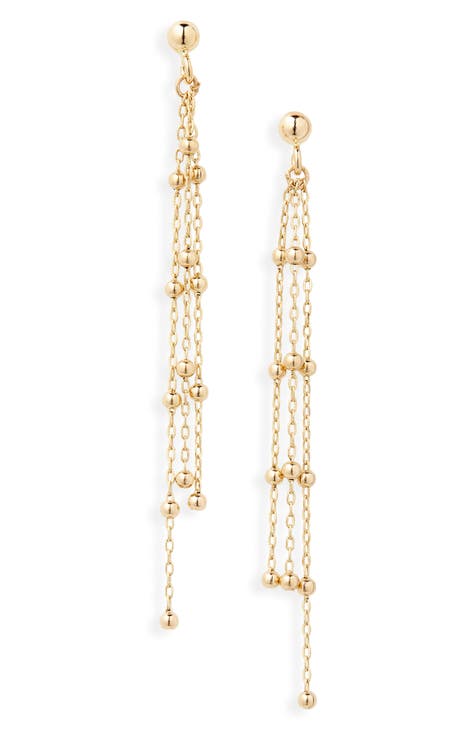 14k Gold Drop Earrings | Nordstrom