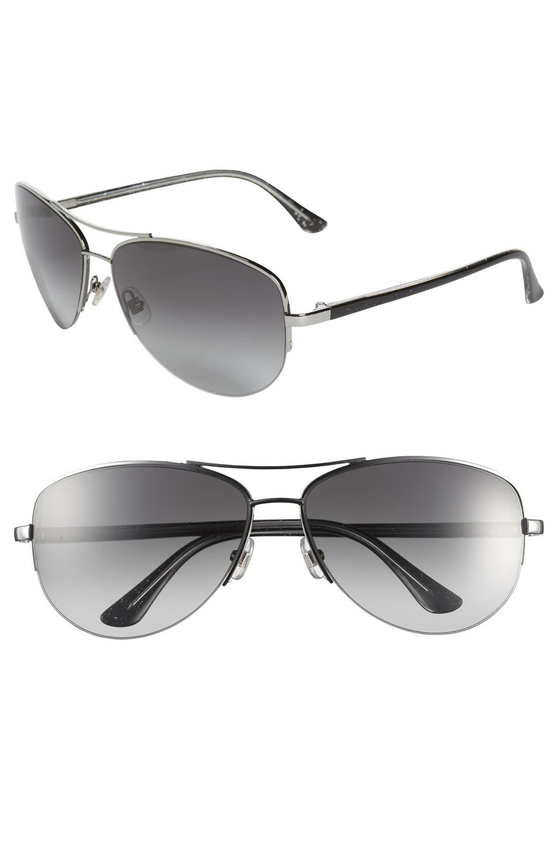kate spade new york 'elysia' 61mm rimless aviator sunglasses Nordstrom