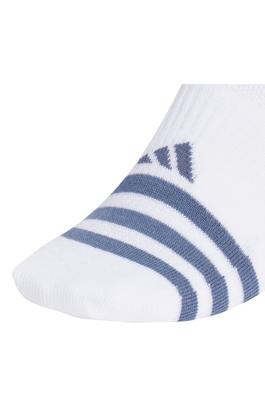 Shop Adidas Originals Superlite 3.0 6-pack Now Show Socks In White/ Blue/ Pink