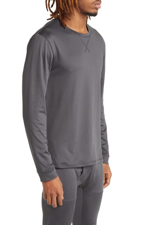Rainforest Performance Base Layer Crewneck T-shirt In Charcoal