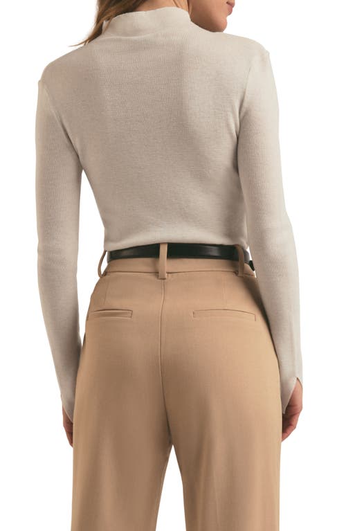 Shop Favorite Daughter The Jackie Merino Wool Sweater In Ivory