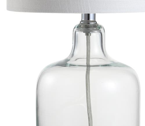 Shop Jonathan Y Gemma Glass Bell Led Table Lamp In Clear