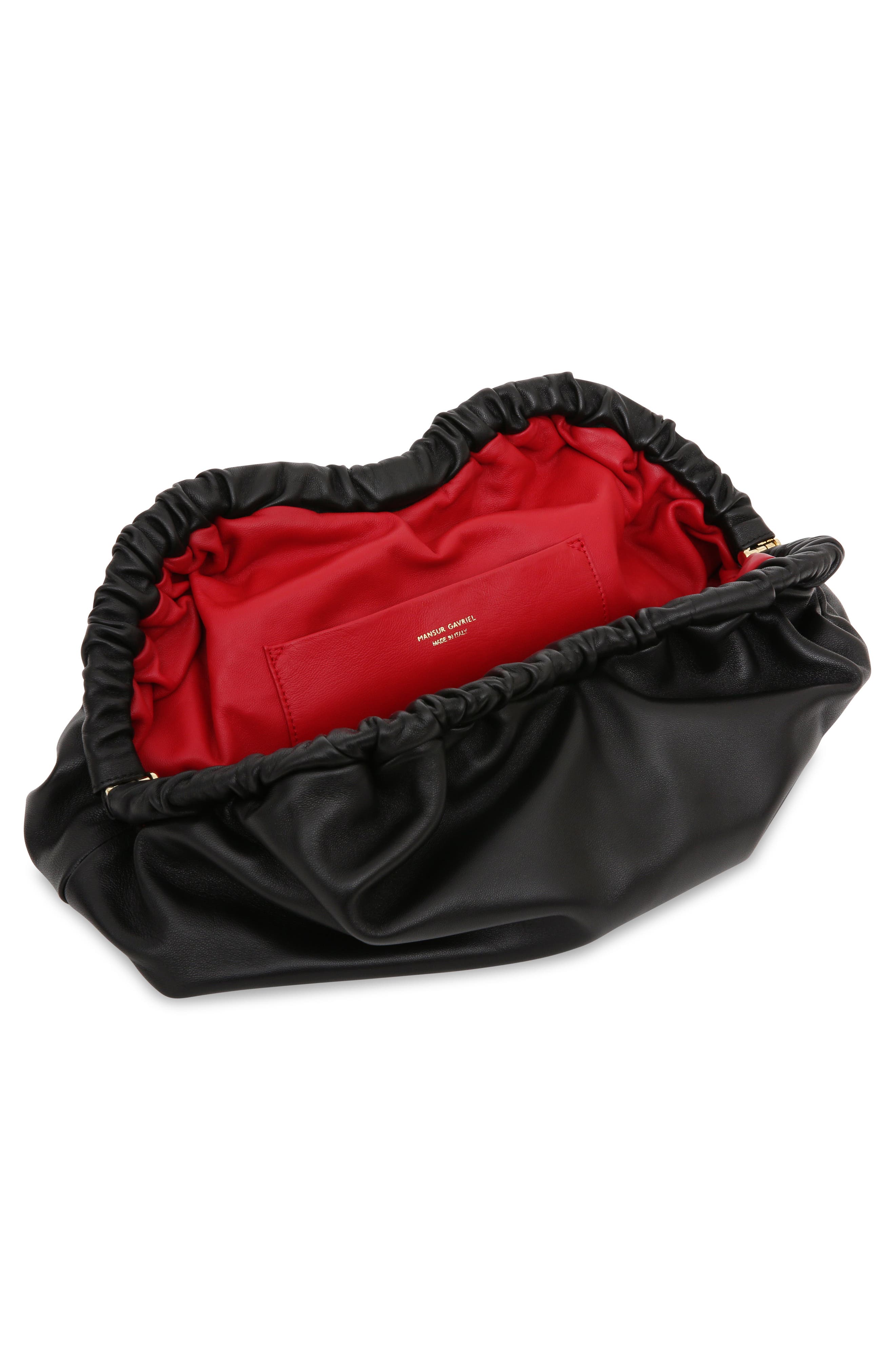 mansur gavriel cloud lambskin clutch