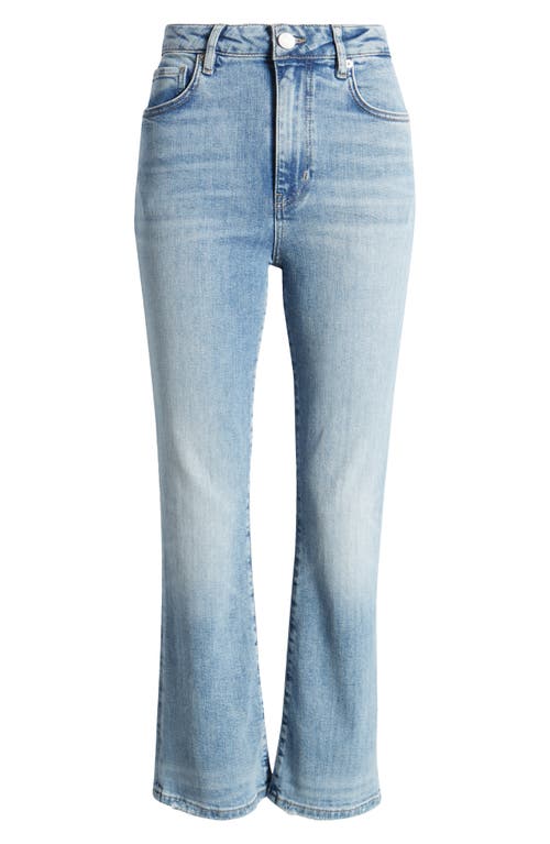 Frame Le Easy Flare Raw Hem Jeans In Whimsy In Whimsy
