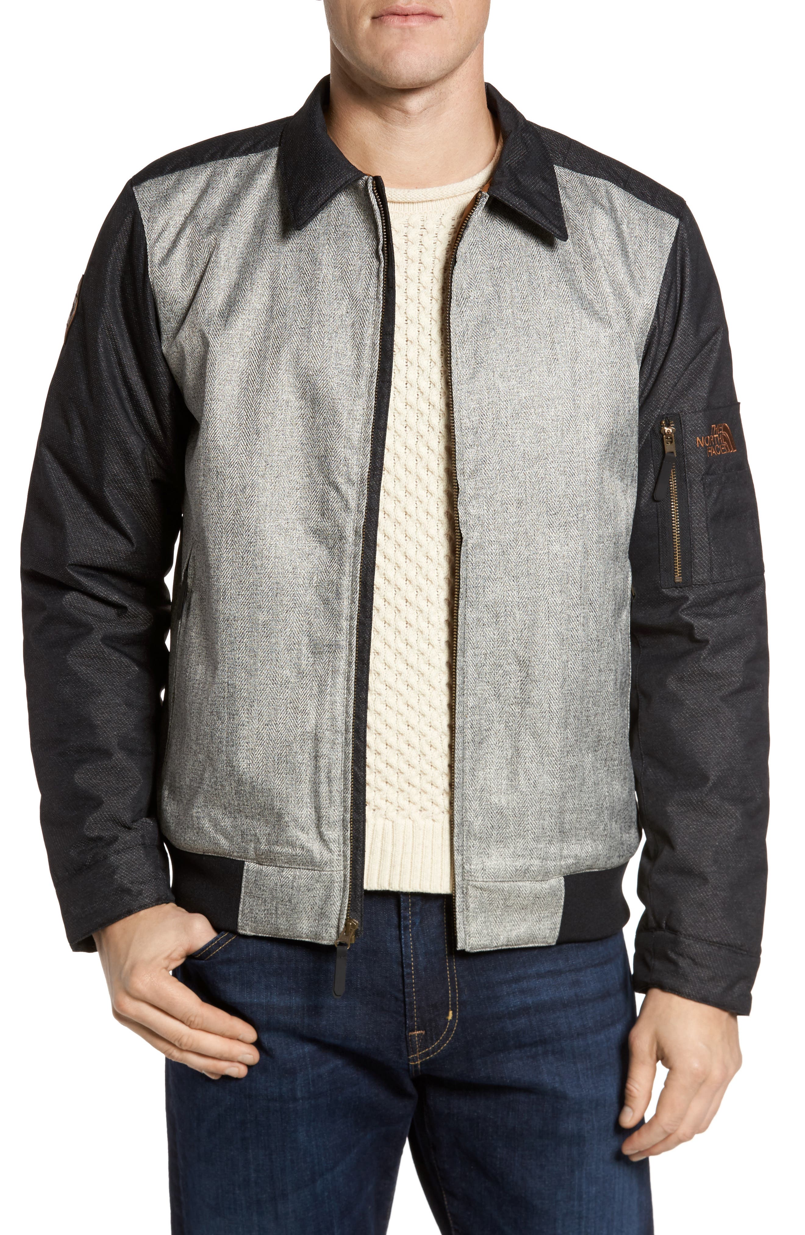 the north face barstol aviator jacket