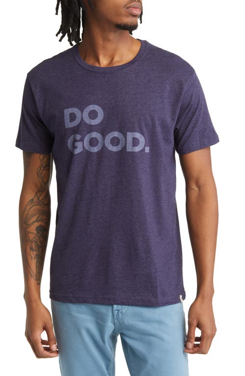 Cotopaxi Do Good Organic Cotton Blend Graphic Tee in Maritime