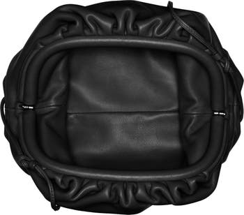 Bottega Veneta Black Leather Mini Pouch Clutch Bag Bottega Veneta