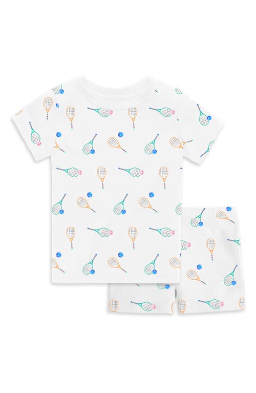 1212 Kids' The Organic Cotton Two-Piece Short Pajamas in Tennis 