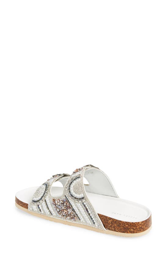 Shop Azalea Wang Romilly Flatform Slide Sandal In White