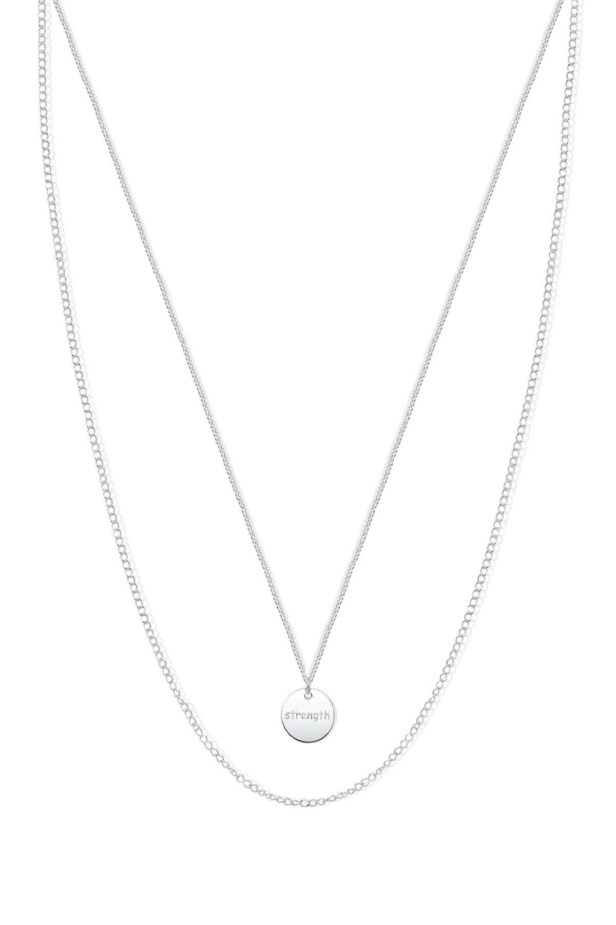 argento vivo sterling silver heart necklace