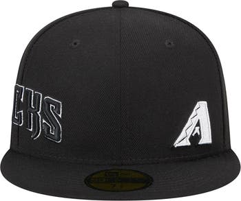 Men's Arizona Diamondbacks New Era Black Jersey 59FIFTY Fitted Hat