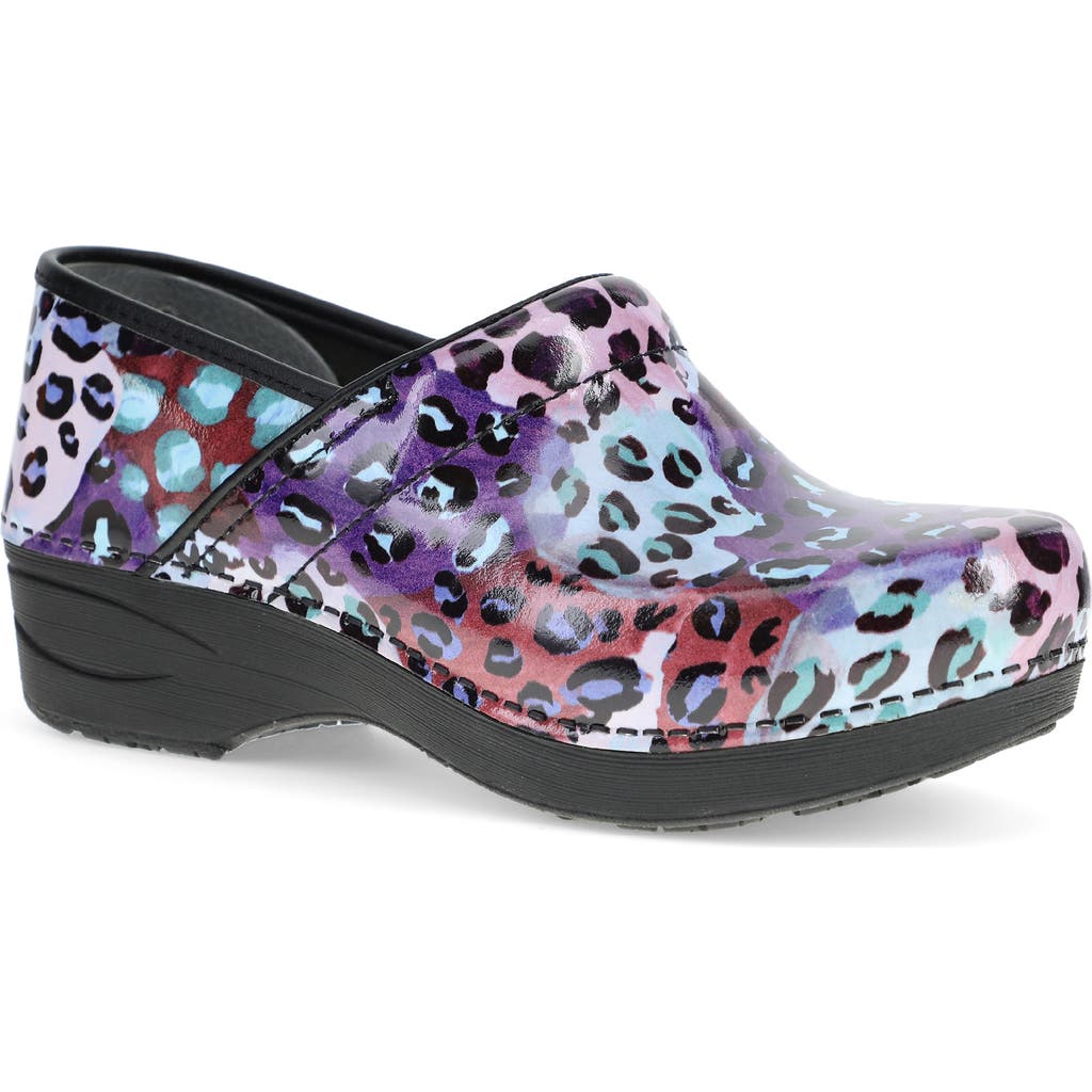 Dansko Xp 2.0 Clog In Purple Leopard