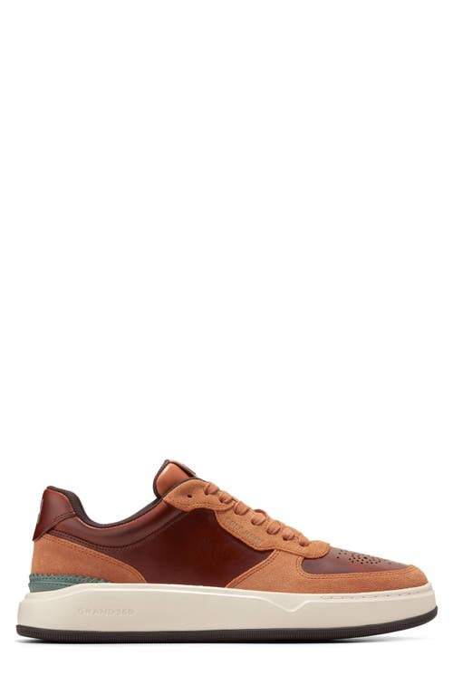 Shop Cole Haan Grandpro Crossover Sneaker In Acorn/trellis/ivory