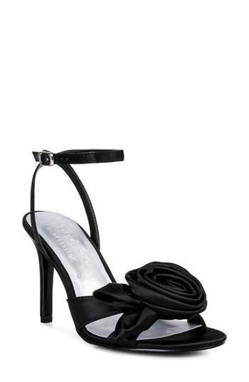 Rag & Co Chaumet Ankle Strap Sandal In Black