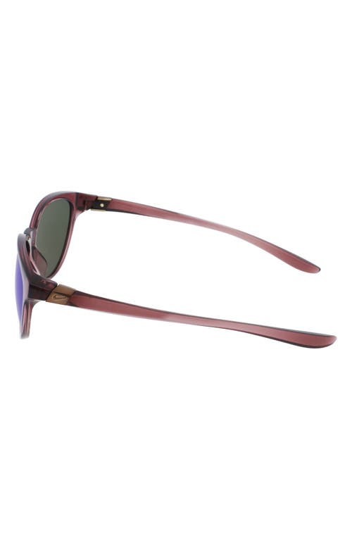 Shop Nike City Persona 57mm Mirrored Cat Eye Sunglasses In Smokey Mauve/grey