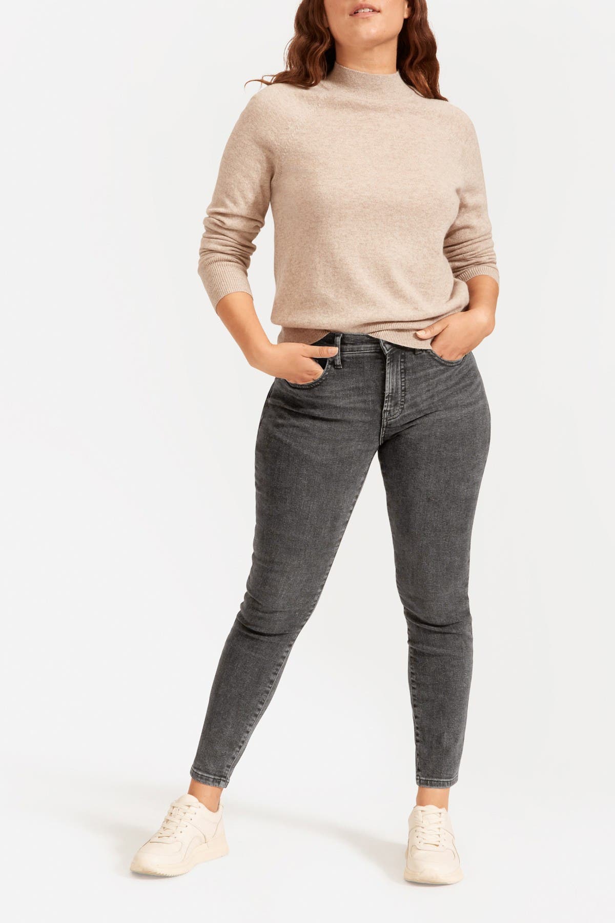 everlane authentic stretch mid rise skinny