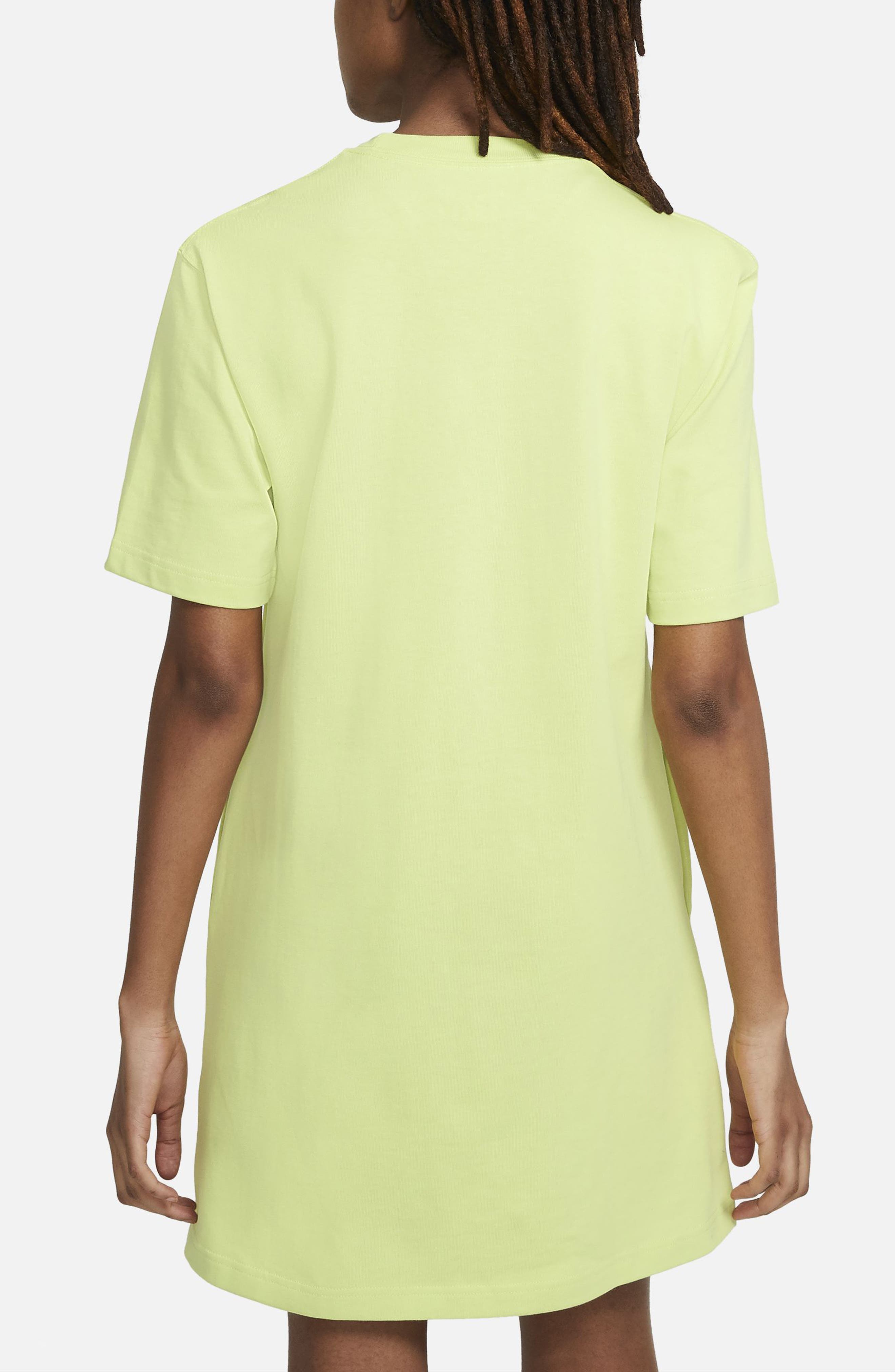 yellow nike t shirt dress