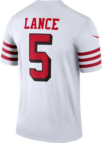 Nike Men's Nike Trey Lance White San Francisco 49ers Alternate Legend Jersey