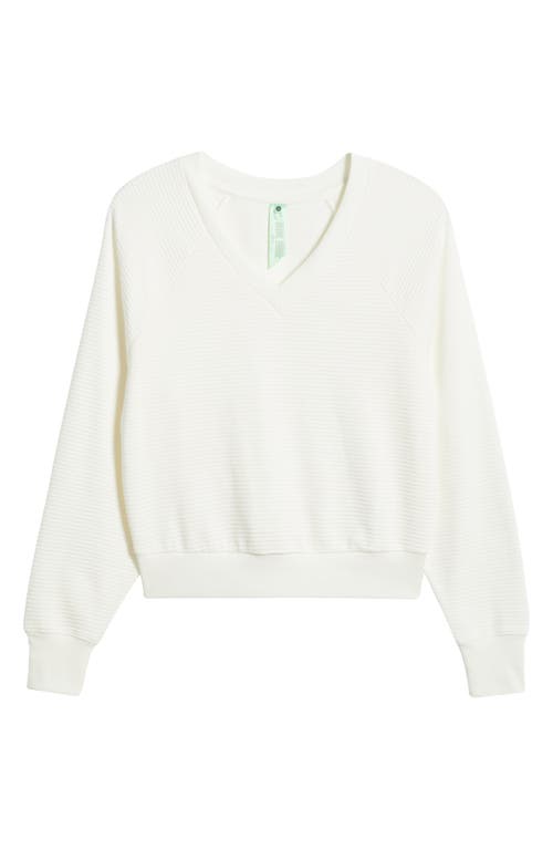 Honeydew Intimates Sundown Cotton Blend Sweatshirt In Ivory