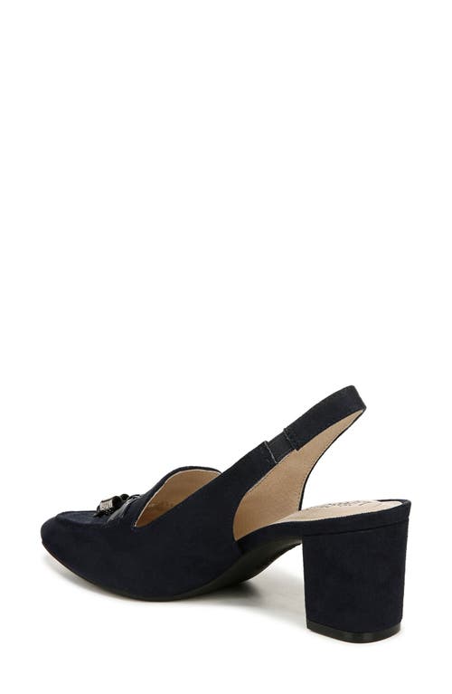 Shop Lifestride Audrey Slingback Tassel Loafer Pump In Navy