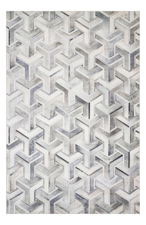 Loloi Maddox Collection Rug In Silver/ivory