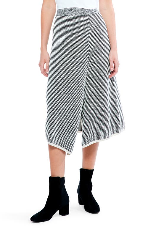NIC+ZOE Pixel Pattern Knit Skirt in Black Multi