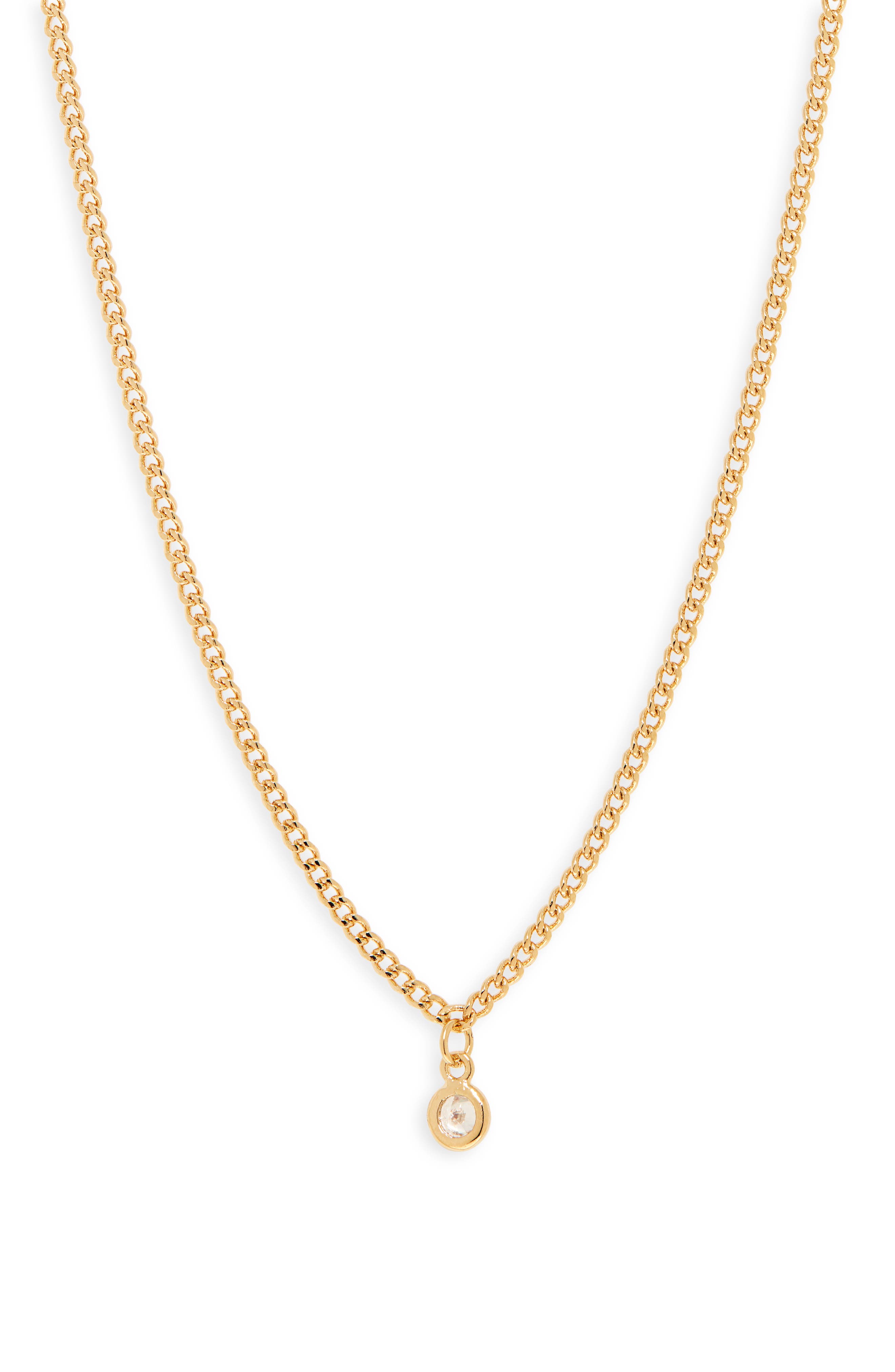 Nordstrom Dainty Curb Chain Necklace Nordstrom