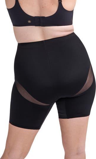 Honeylove Women's Mid-Waist Shaping Compression Shorts JM3 Sand Small NWT