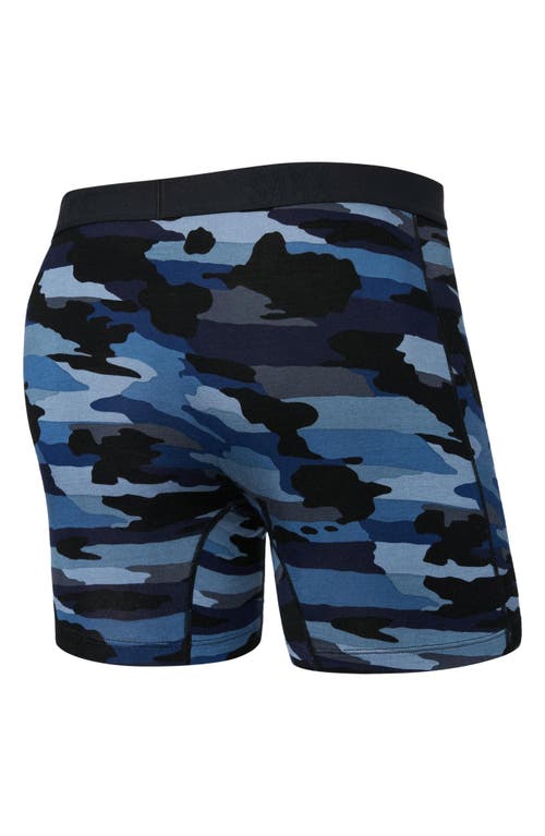 Saxx Vibe Xtra Super Soft Boxer Briefs In Cloudbank Camo-navy