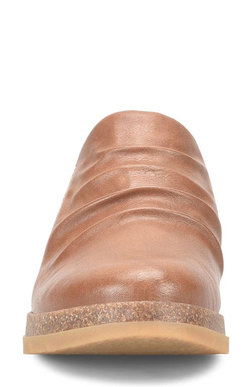 Eurosoft Laralyn Ruched Mule In Toffee